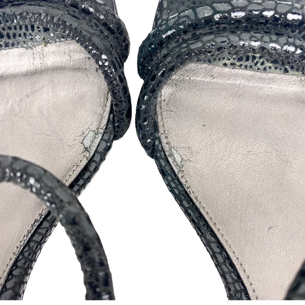 Calvin Klein Amber Metallic Python Heeled Strappy… - image 6